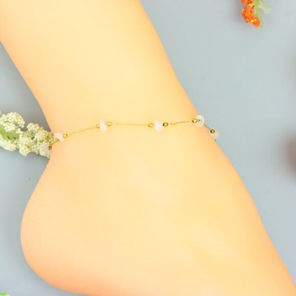 "Handmade Anklet – A Stylish Choice for Women, Thoughtful Gift Idea, EVCH1112 - Picture 9 of 11